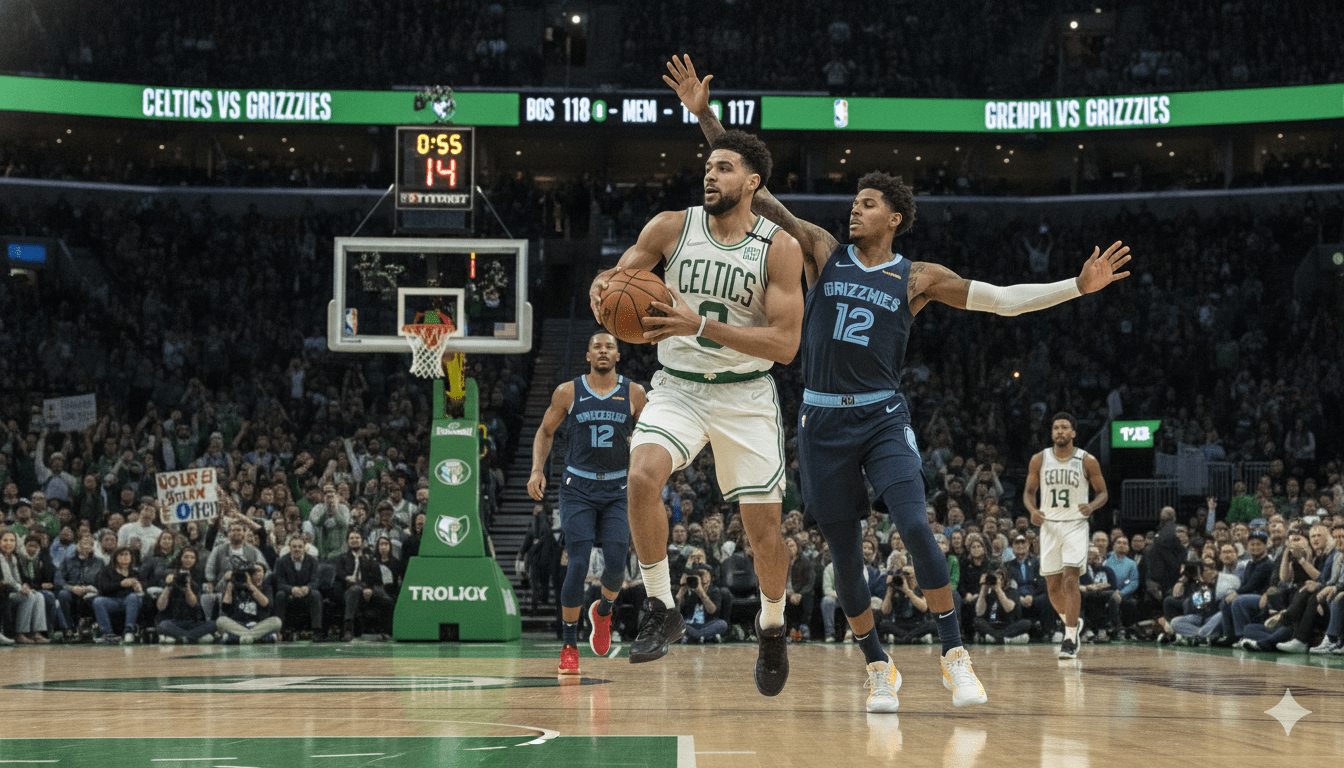 boston celtics vs memphis grizzlies match player stats