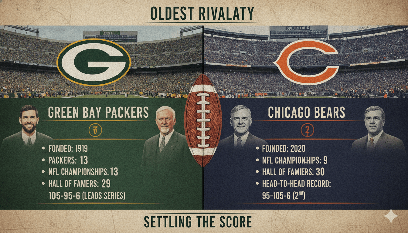 green bay packers vs chicago bears match player stats