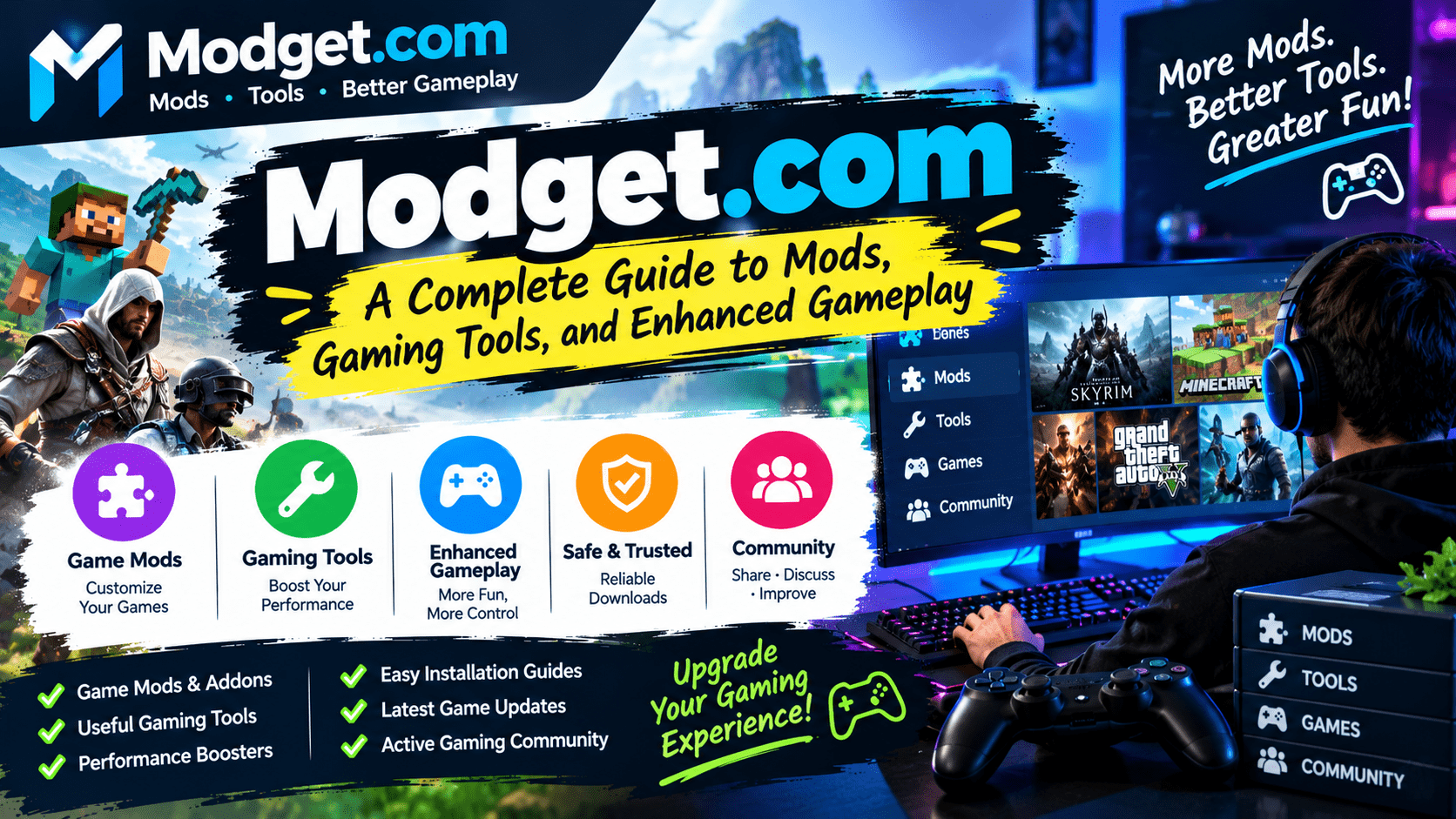 Modget.com: A Complete Guide to Mods, Gaming Tools, and Enhanced Gameplay